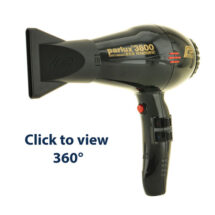 Parlux 3800 Eco Friendly Ionic & Ceramic Professional Hair Dryer, Green
