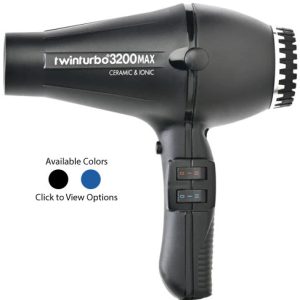 Experience Salon-Worthy Results with the Twinturbo 3200MAX Ceramic & Ionic Hair Dryer - Your Ultimate Hair Care Essential!